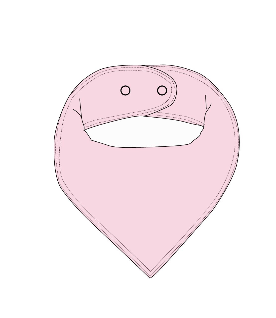 Ballet Blush - Bandana Bib