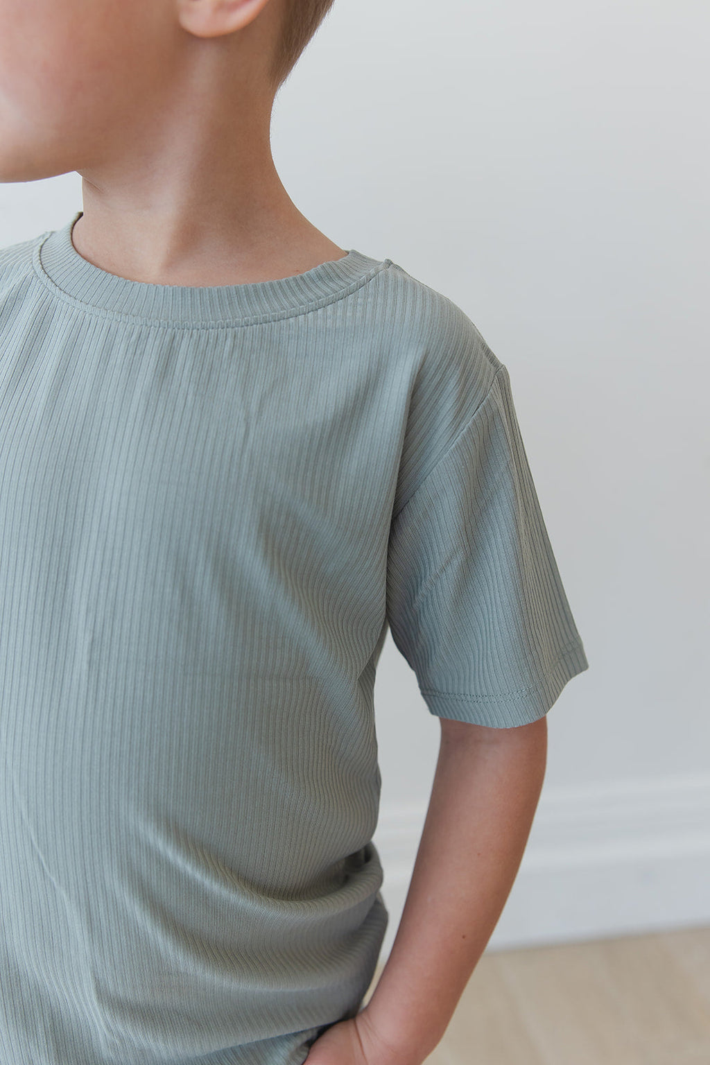 Sage (ribbed) - Everyday Tee