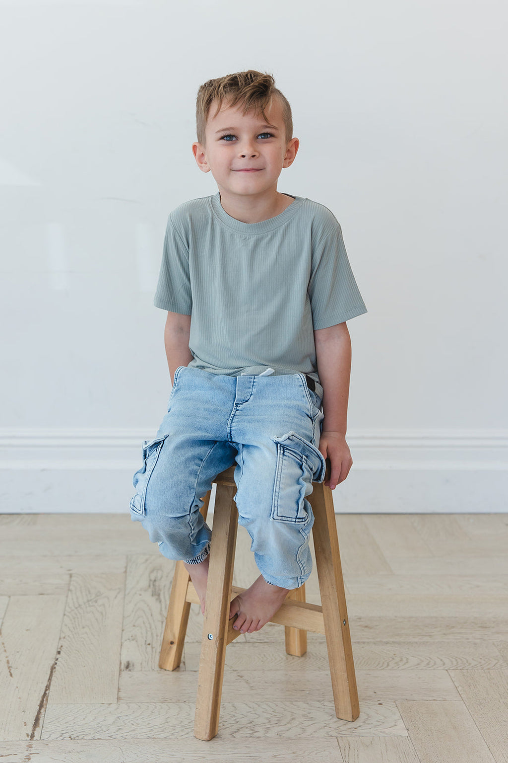 Sage (ribbed) - Everyday Tee