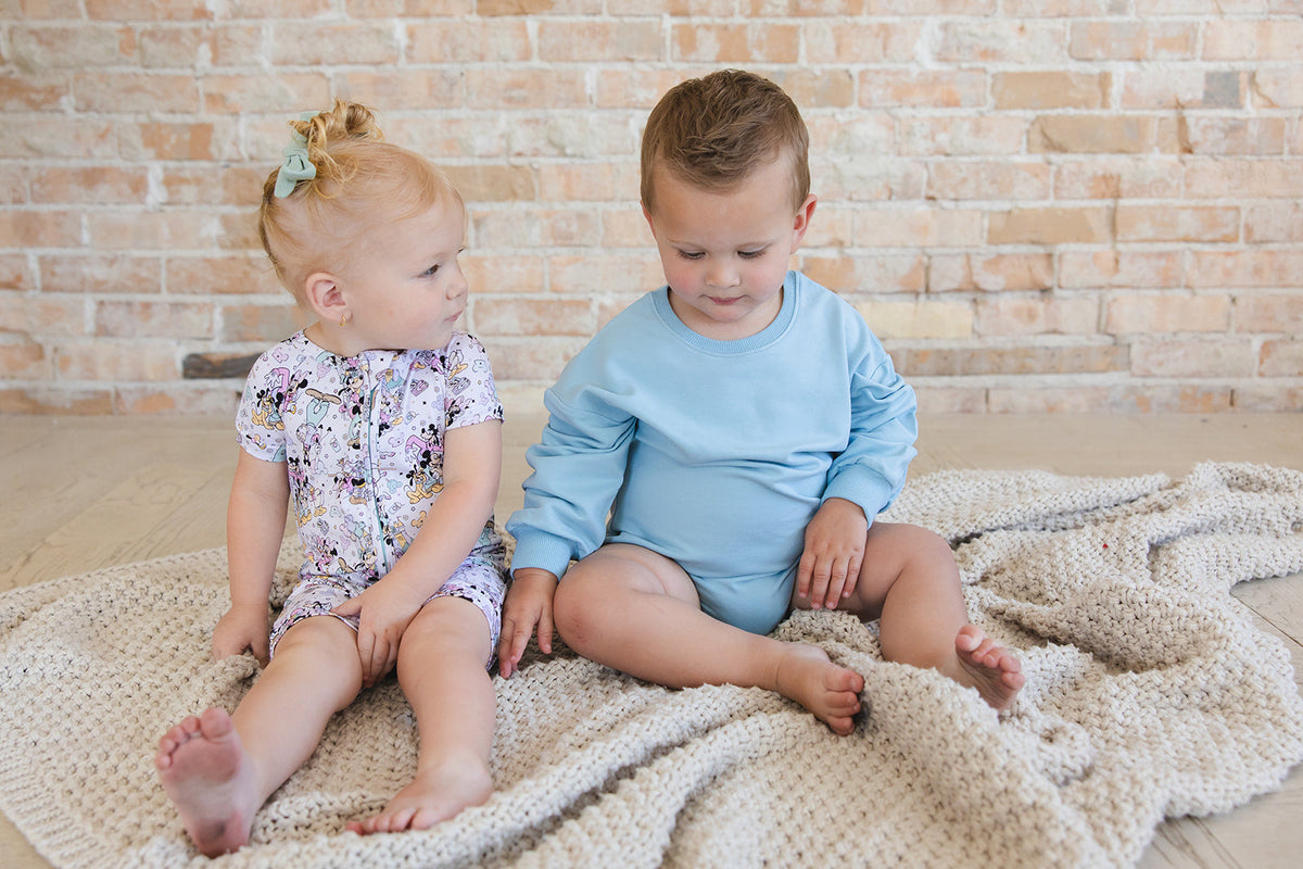 Portorosso Sky - Cloud Terry Bubble Romper