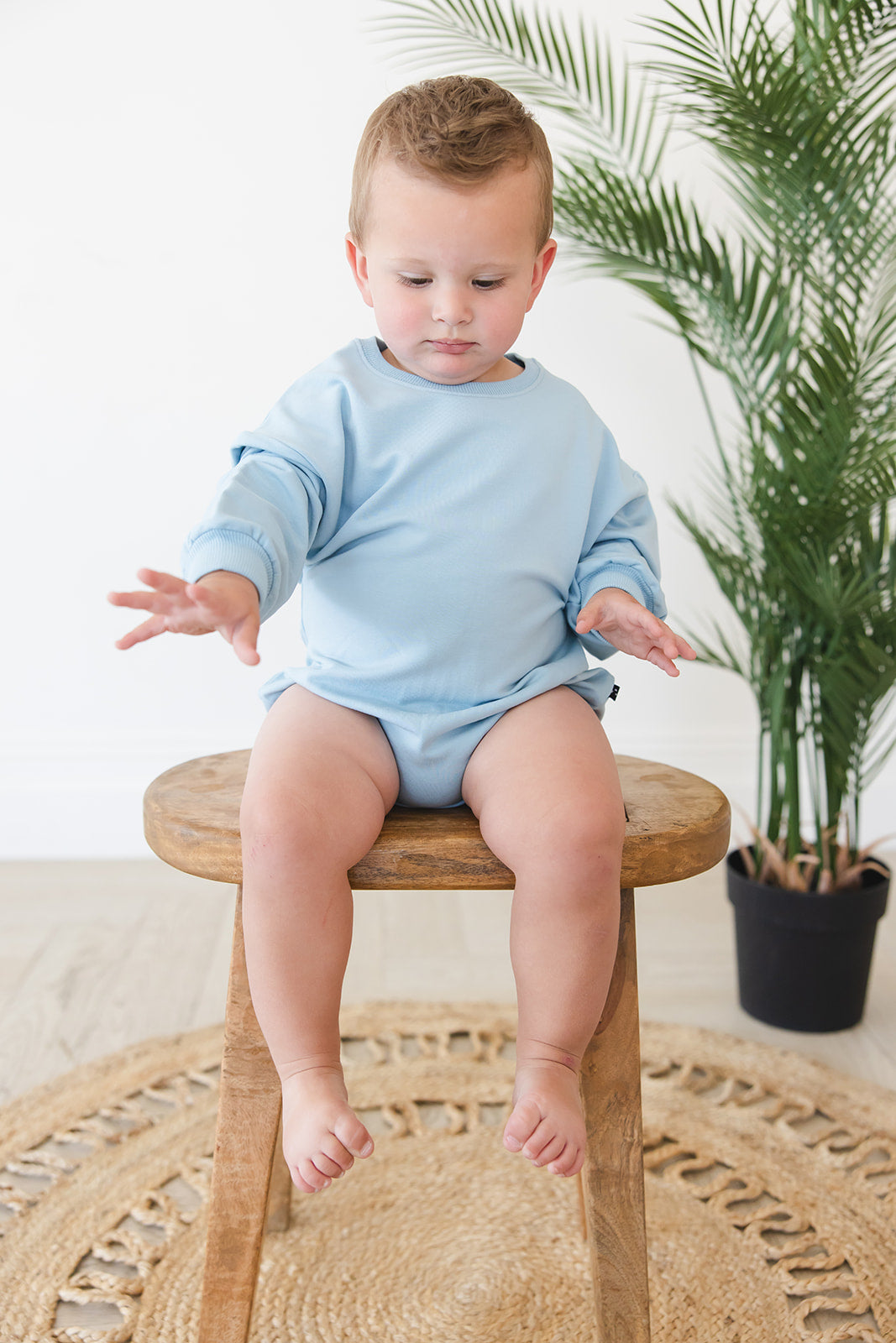 Portorosso Sky - Cloud Terry Bubble Romper