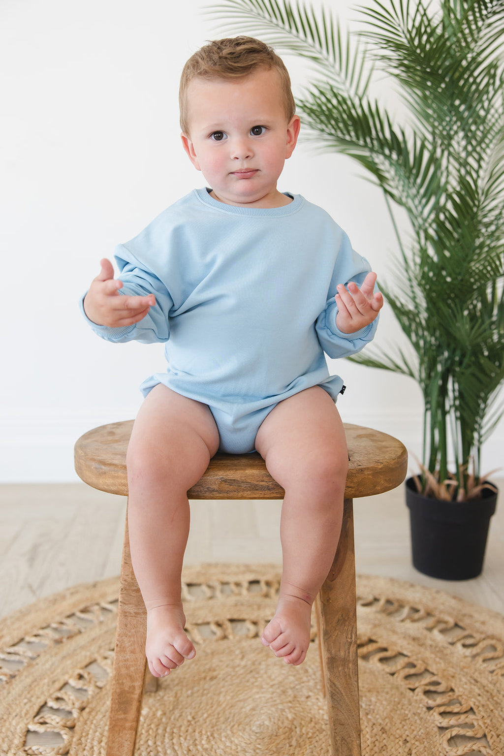 Portorosso Sky - Cloud Terry Bubble Romper