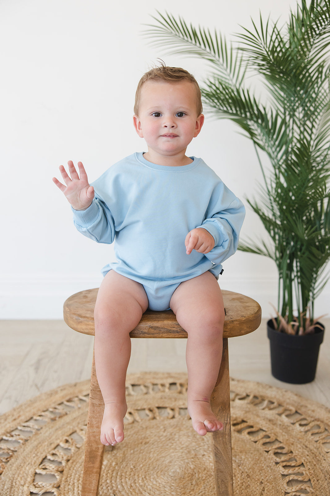 Portorosso Sky - Cloud Terry Bubble Romper