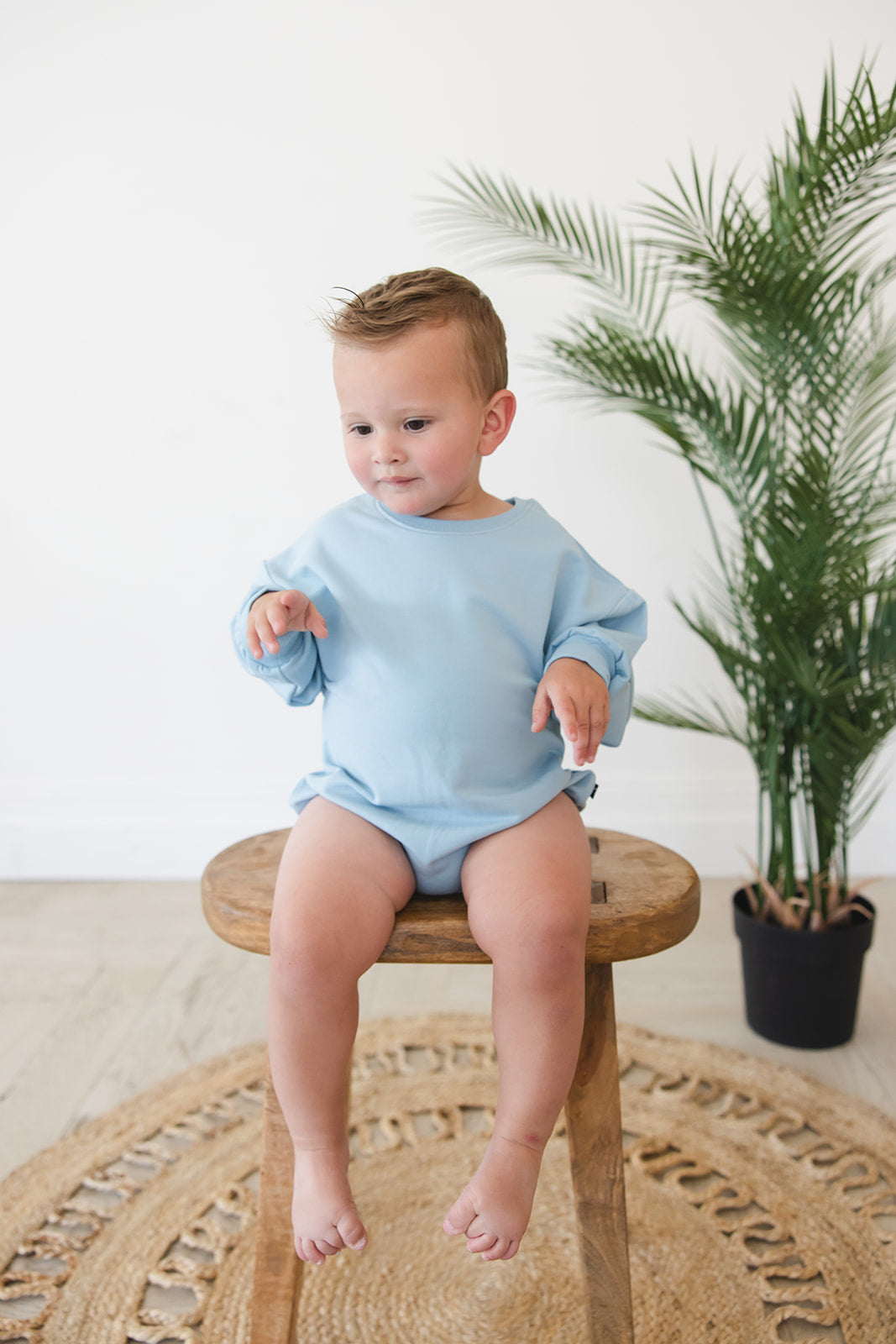 Portorosso Sky - Cloud Terry Bubble Romper