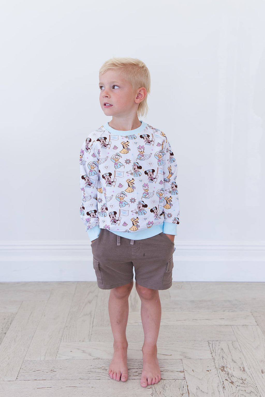 (BLUE) Adventure Ahoy - Define Terry Sweatshirt