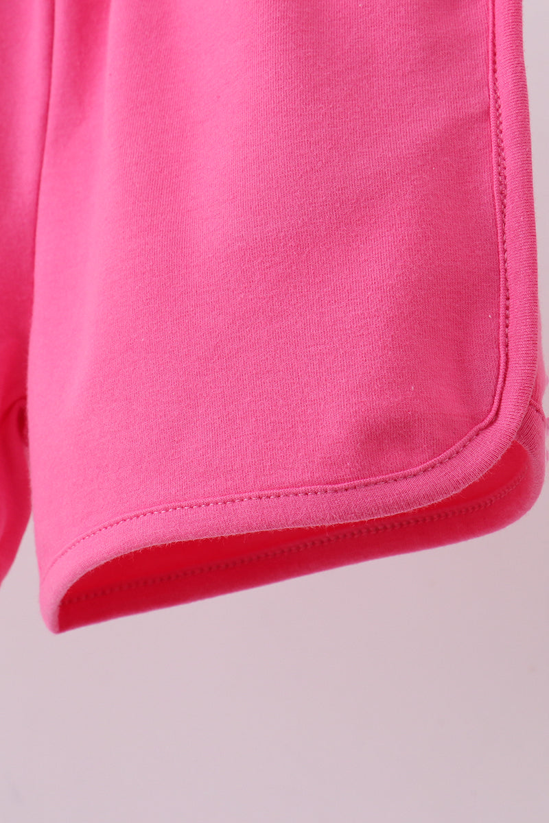 Premium Pink bow shorts