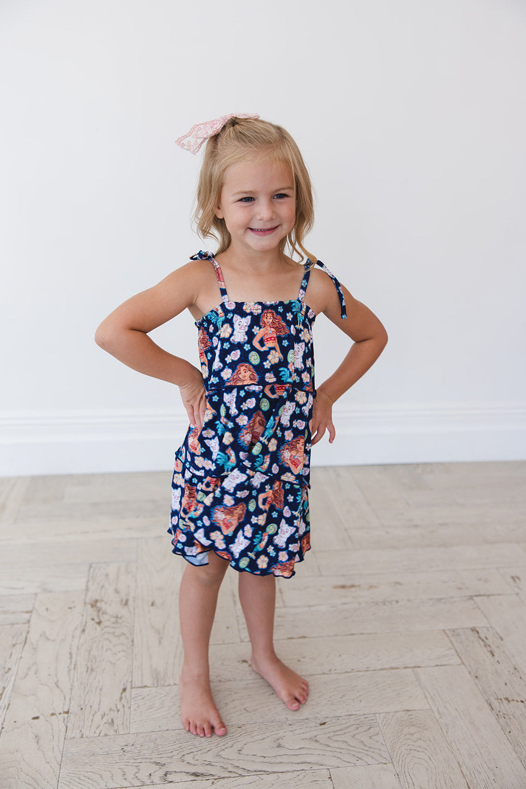 (BLUE) Beyond the Reef - Tiered Dress