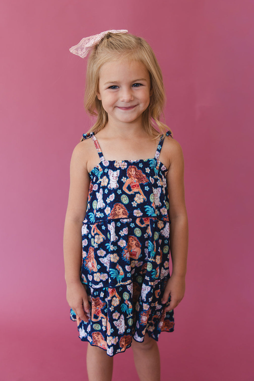 (BLUE) Beyond the Reef - Tiered Dress