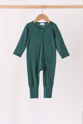 Forest zipper bamboo anti-slip romper