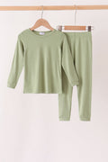 Green bamboo pajama set