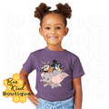PREORDER Toddler "Sisters on an Elephant” Heeler Dog Design