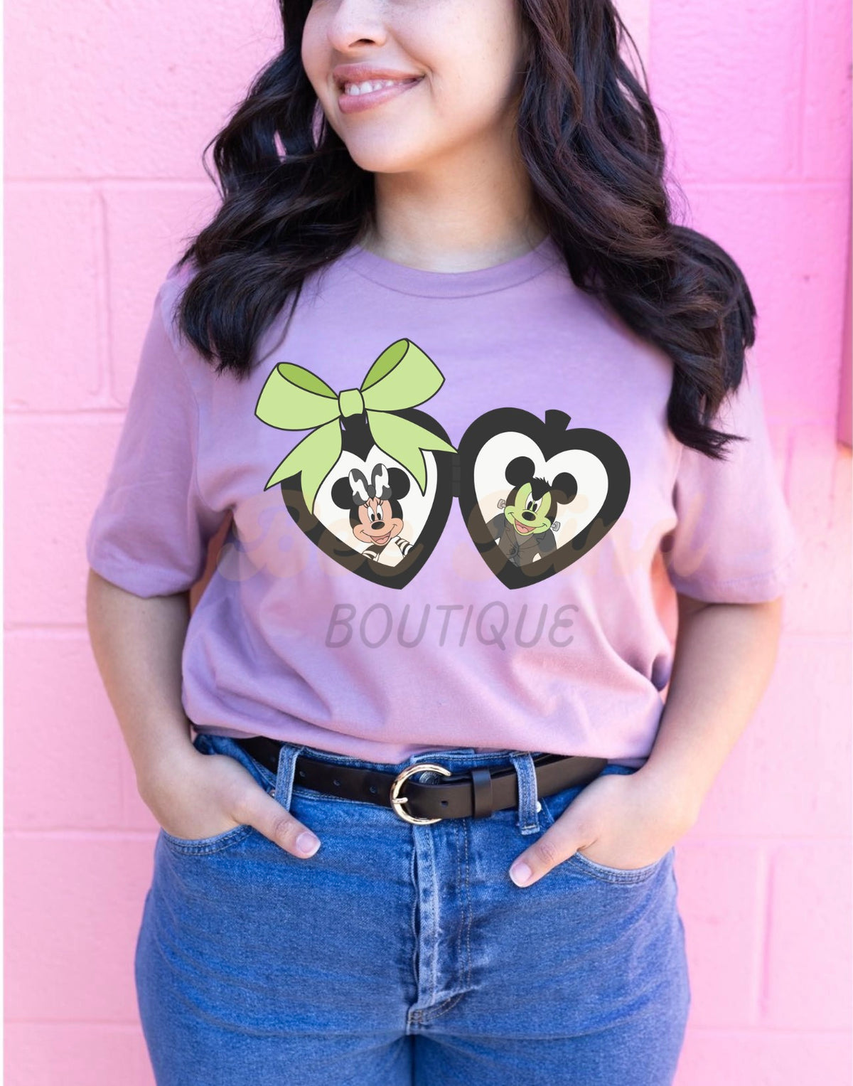 Adult "FrankenMouse Locket" Halloween Tee