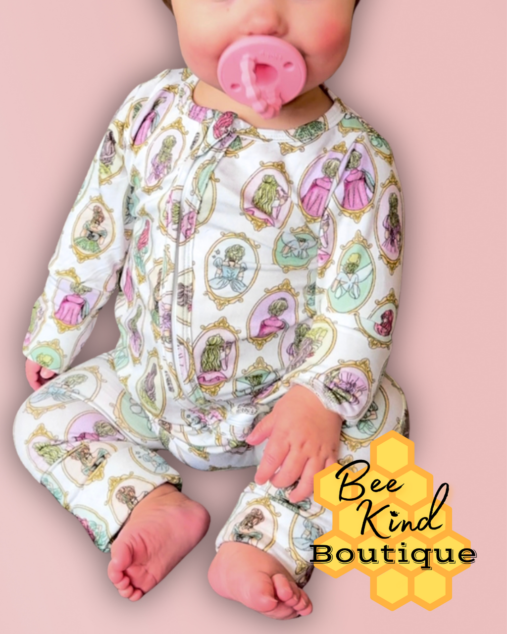 “Fairytale Frames” Princess Bamboo Pajamas