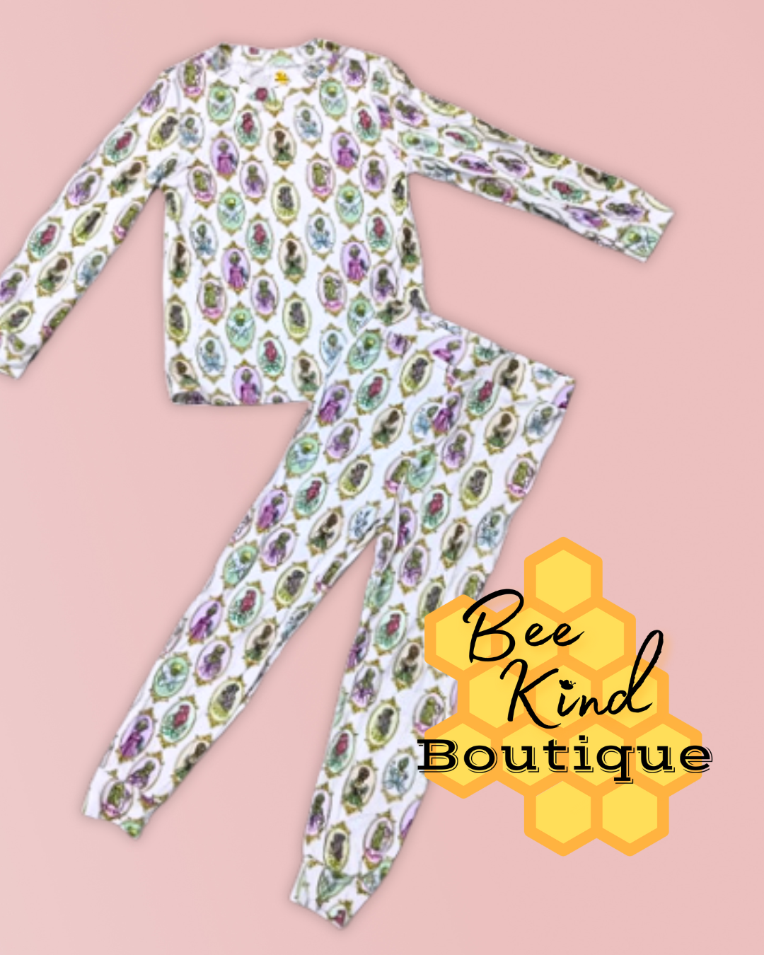 “Fairytale Frames” Princess Bamboo Pajamas
