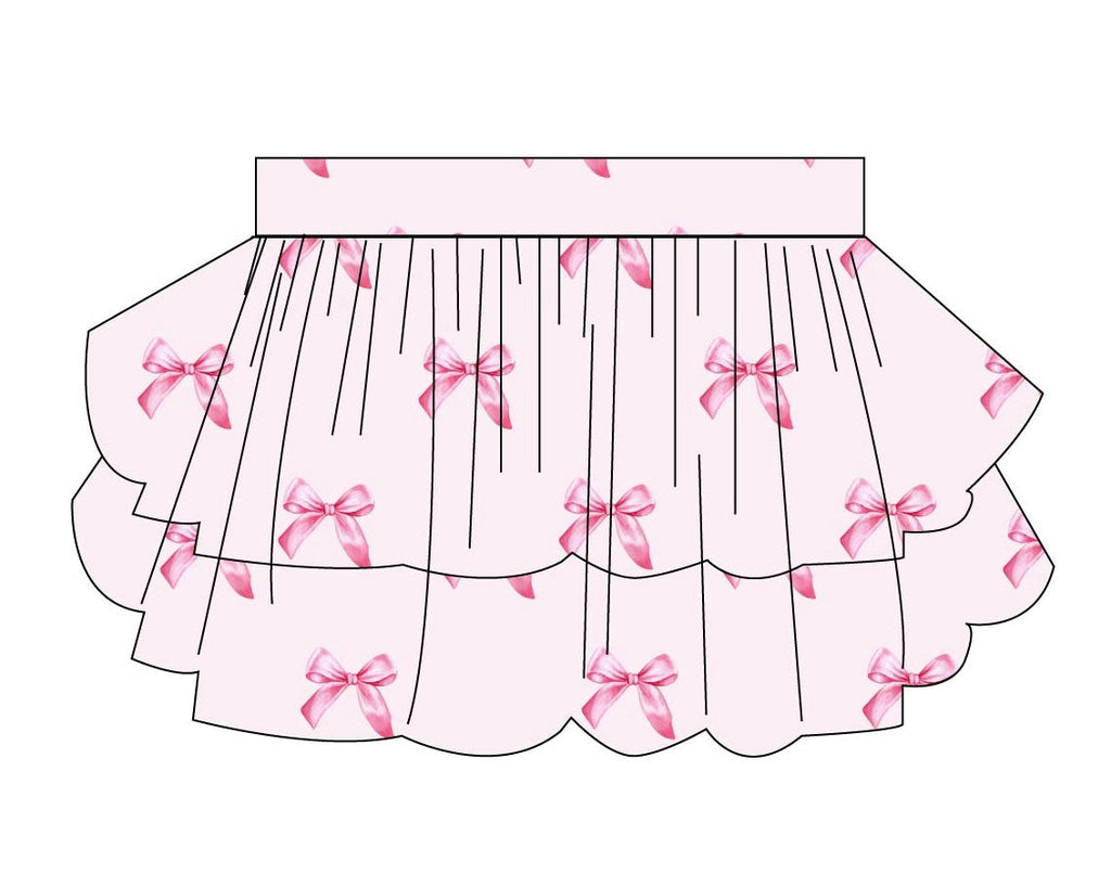Bella - Tiered Smocked Skirt