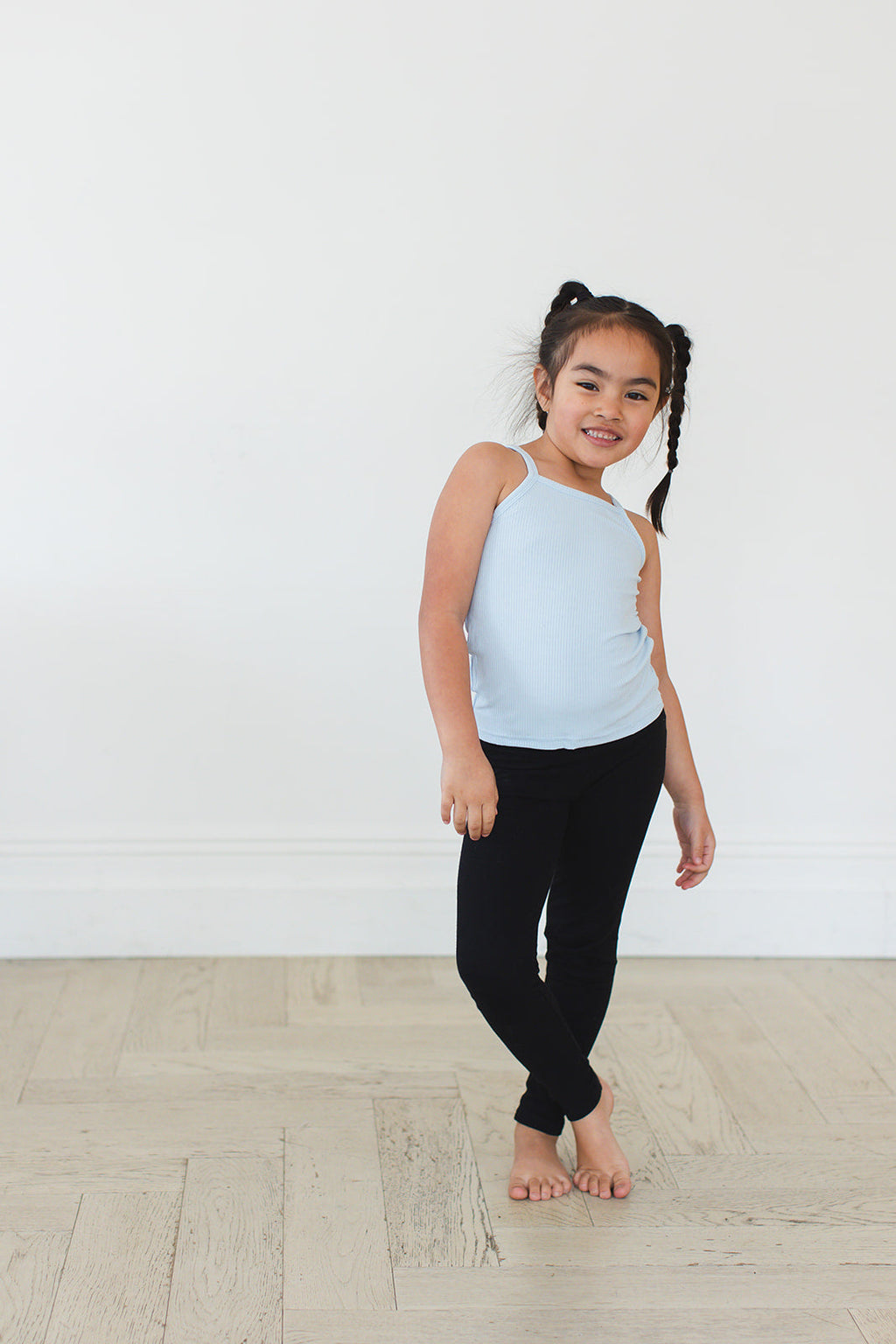 Baby Blue (ribbed) - Bamboo Tank