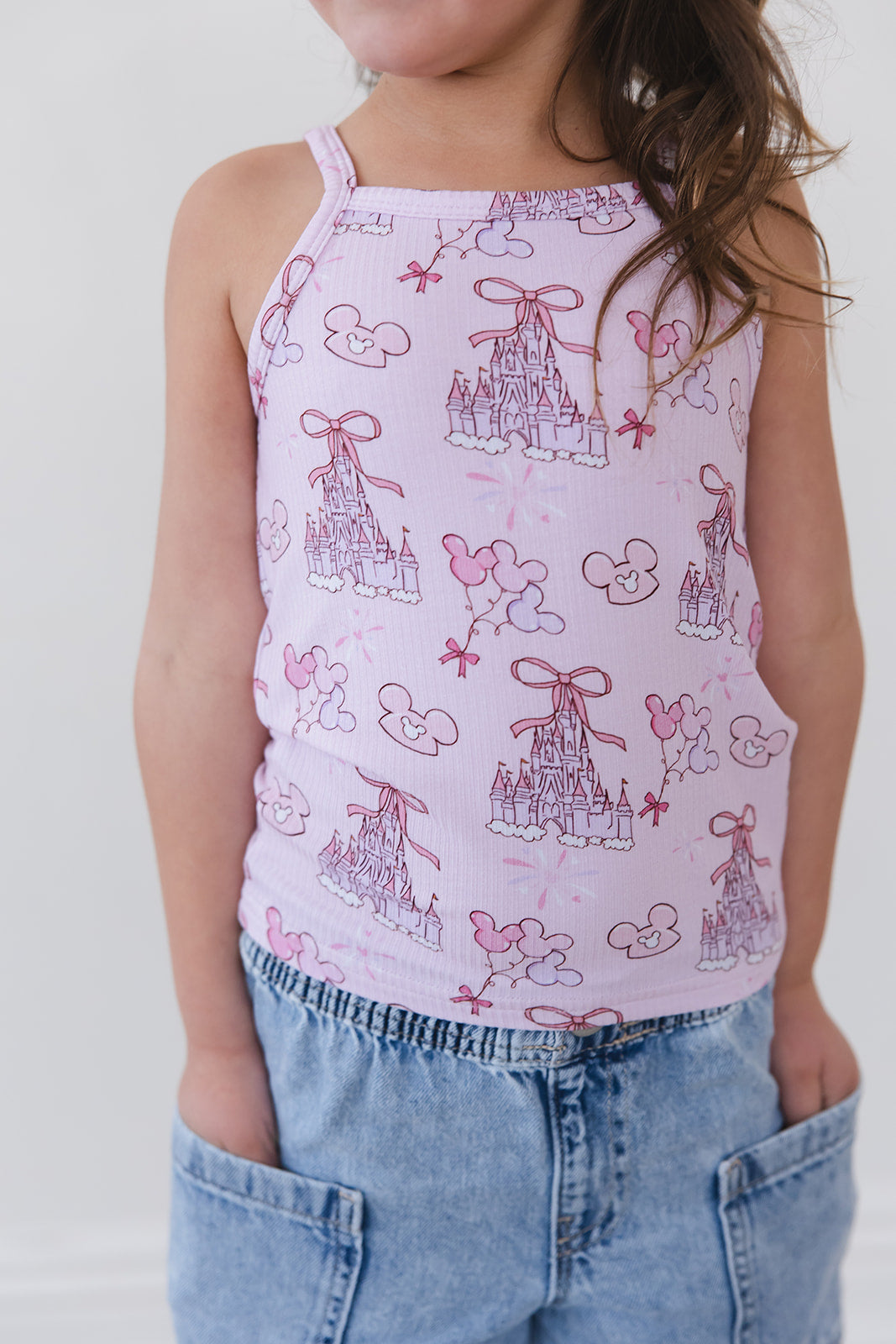 Coquette Castles (ribbed) - Bamboo Tank