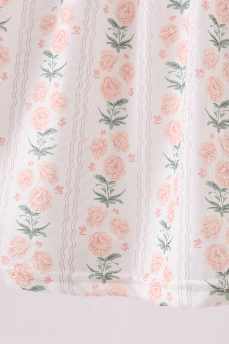 Sage floral mom&me dress
