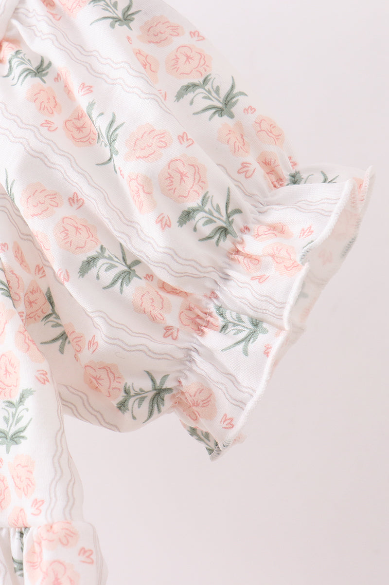 Sage floral mom&me dress