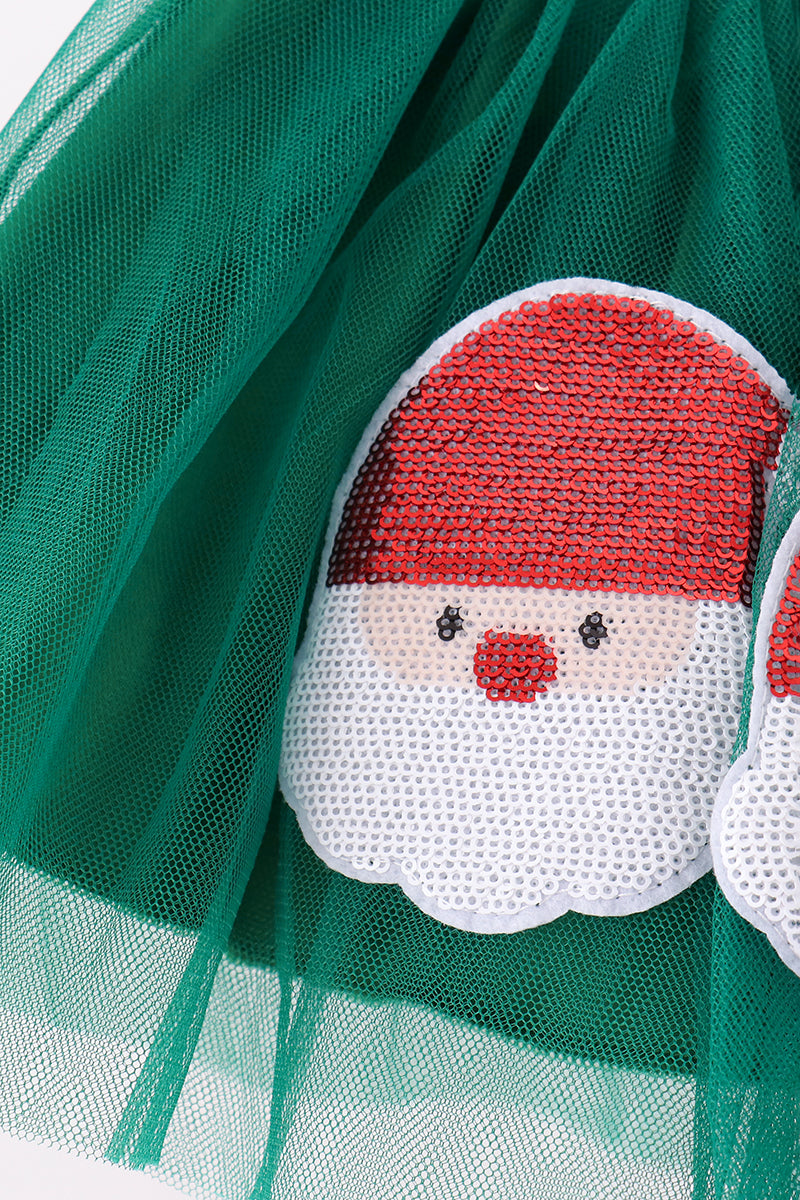Forest Santa Sequin Skort