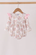 Pink horse ruffle bubble