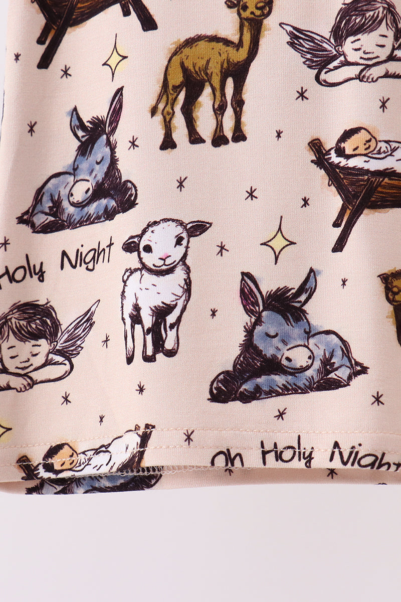 Oh Holy Night Bamboo Pajama Set