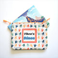 Dinosaur Play Mat & Travel Toy Pouch for Toddler Road Trips